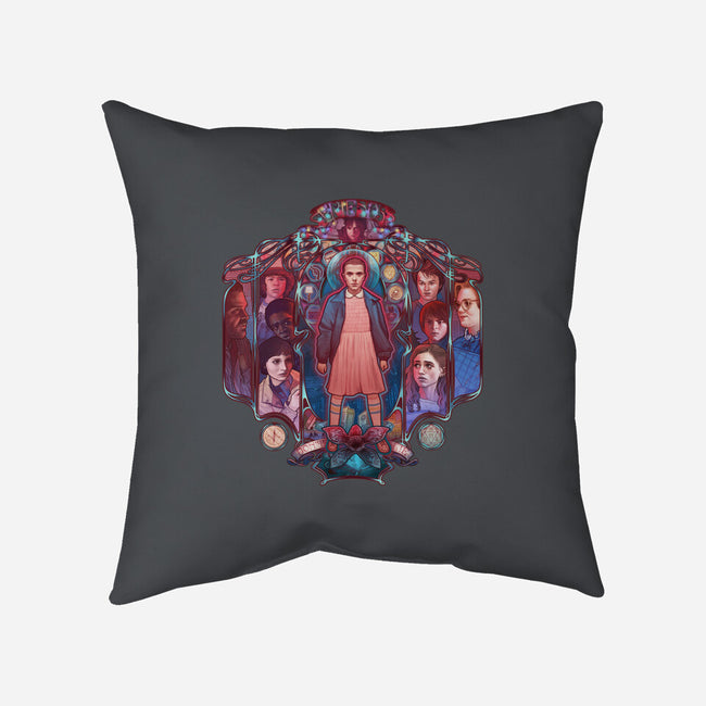 Stranger Nouveau-none removable cover throw pillow-MeganLara