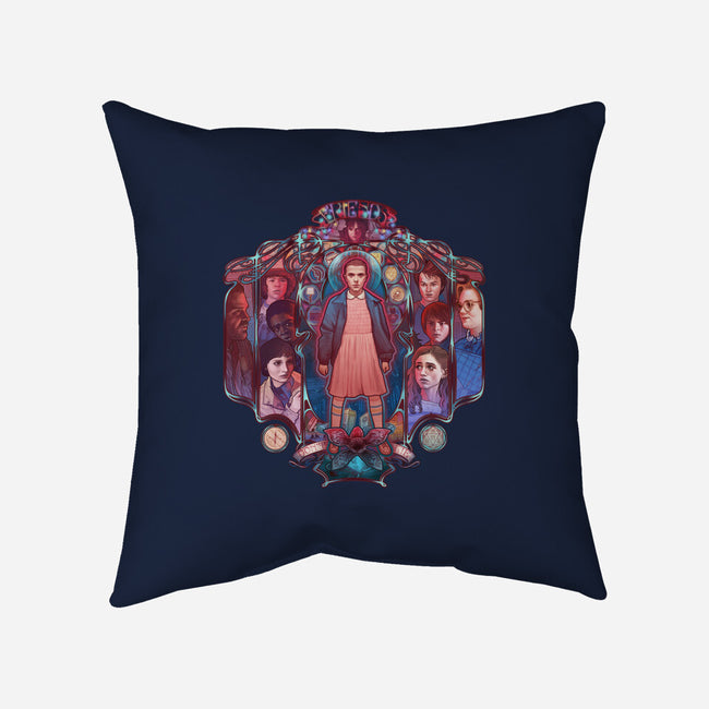 Stranger Nouveau-none removable cover throw pillow-MeganLara