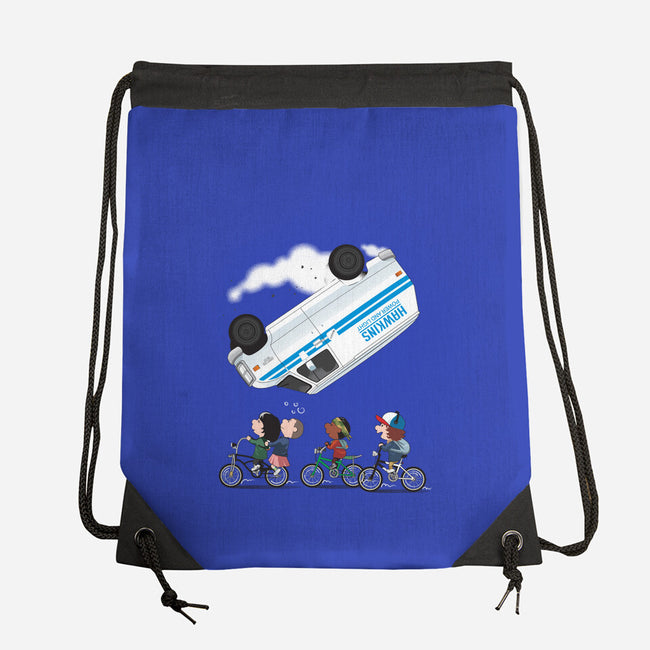 Stranger Peanuts-none drawstring bag-Adams Pinto