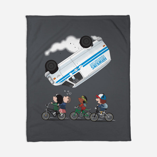 Stranger Peanuts-none fleece blanket-Adams Pinto