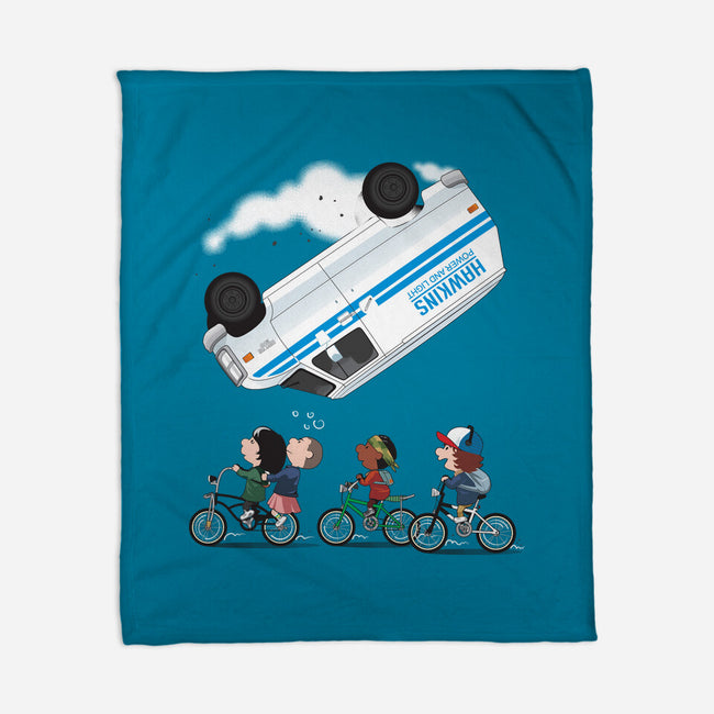 Stranger Peanuts-none fleece blanket-Adams Pinto