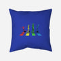 Stray Dog Strut-none removable cover w insert throw pillow-adho1982