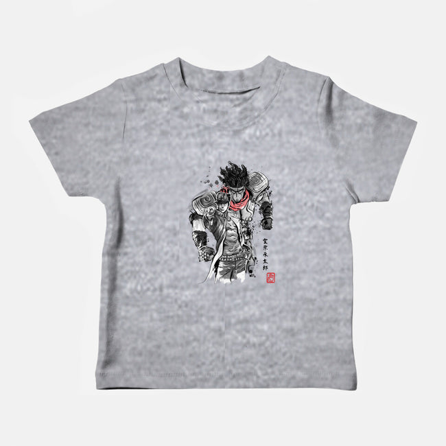 Strength, Speed and Precision-baby basic tee-DrMonekers