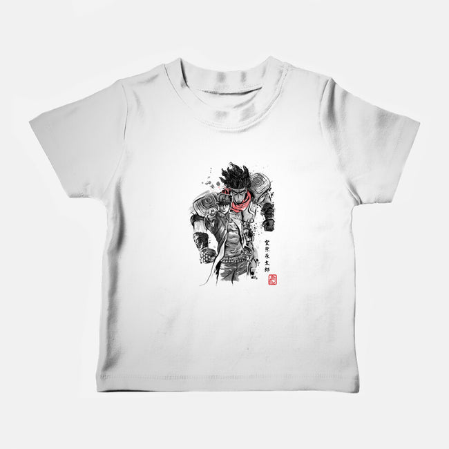 Strength, Speed and Precision-baby basic tee-DrMonekers