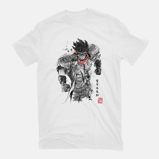 Strength, Speed and Precision-mens heavyweight tee-DrMonekers