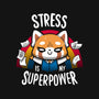 Stress is my superpower-womens v-neck tee-typhoonic