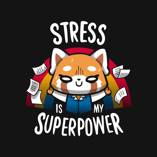 Stress is my superpower-womens racerback tank-typhoonic