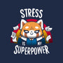Stress is my superpower-womens racerback tank-typhoonic
