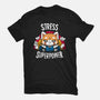 Stress is my superpower-unisex basic tee-typhoonic