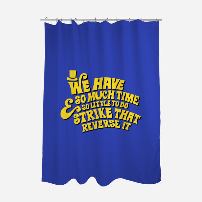 Strike That... Reverse It-none polyester shower curtain-deanlord