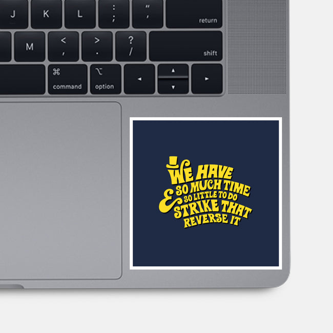 Strike That... Reverse It-none glossy sticker-deanlord