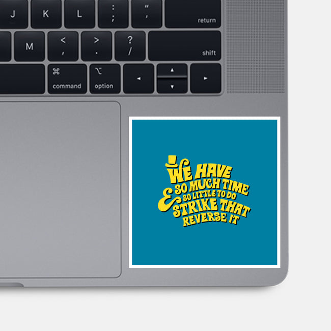 Strike That... Reverse It-none glossy sticker-deanlord