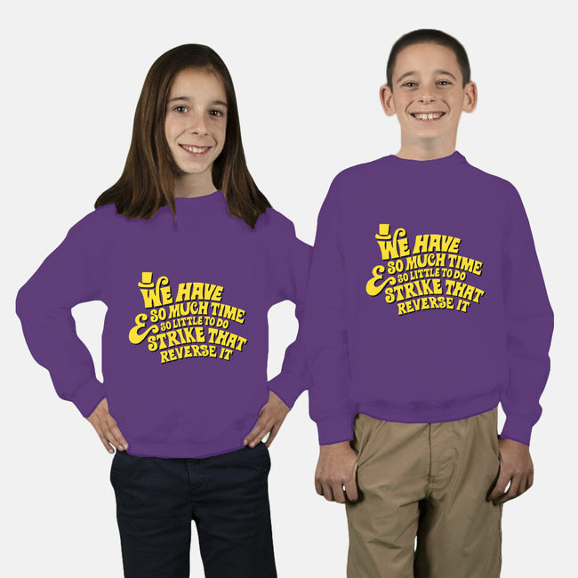 Strike That... Reverse It-youth crew neck sweatshirt-deanlord