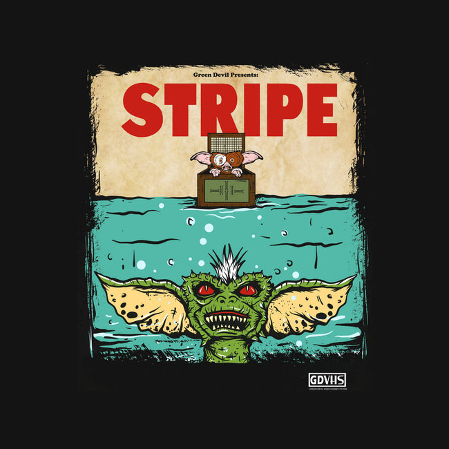 Stripe-none glossy sticker-Green Devil