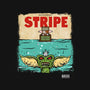 Stripe-none zippered laptop sleeve-Green Devil