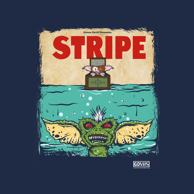 Stripe-none basic tote-Green Devil