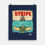 Stripe-none matte poster-Green Devil