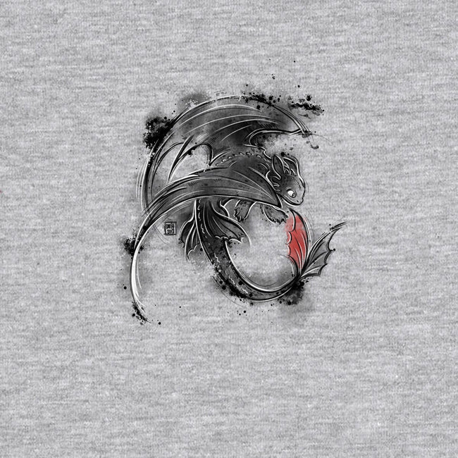 Sumi-e Fury-youth crew neck sweatshirt-Daisyart-lab