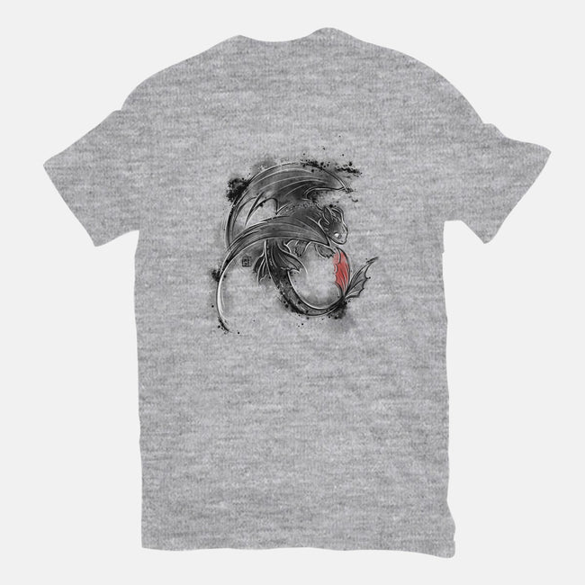 Sumi-e Fury-womens basic tee-Daisyart-lab