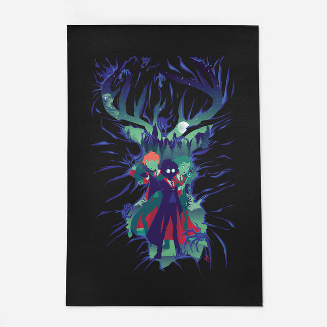 Summoned Guardian-none indoor rug-El Black Bat