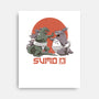 Sumo Pop-none stretched canvas-vp021