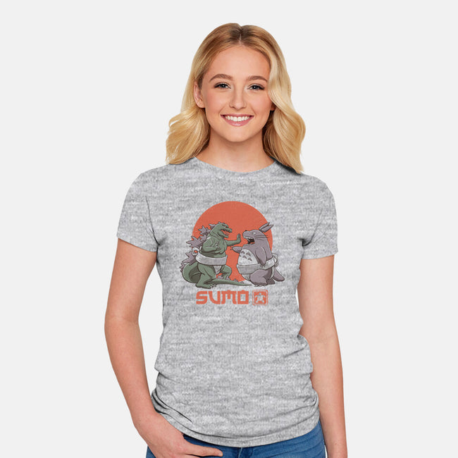 Sumo Pop-womens fitted tee-vp021