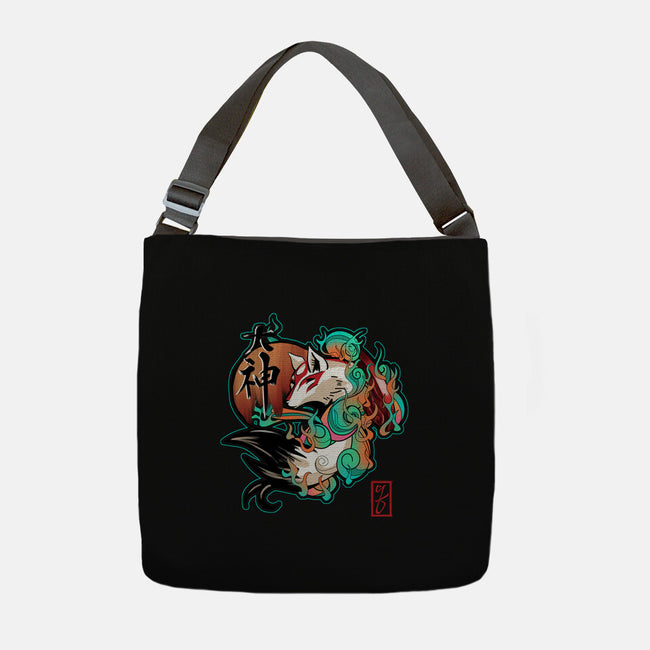 Sun Goddess-none adjustable tote-etcherSketch