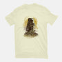 Sunflower Field-womens basic tee-dandingeroz