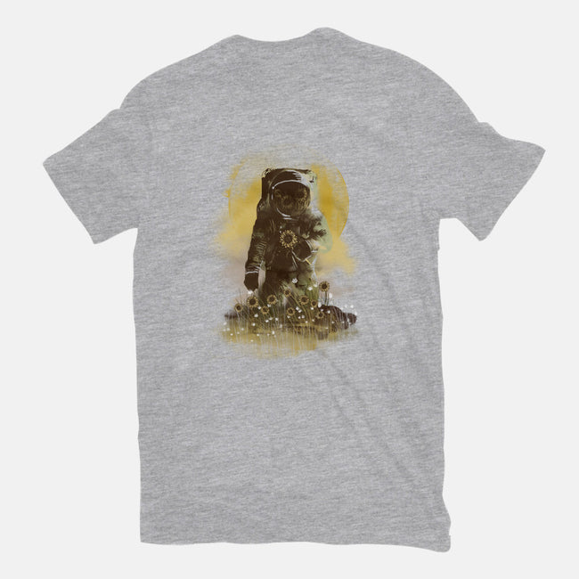 Sunflower Field-unisex basic tee-dandingeroz