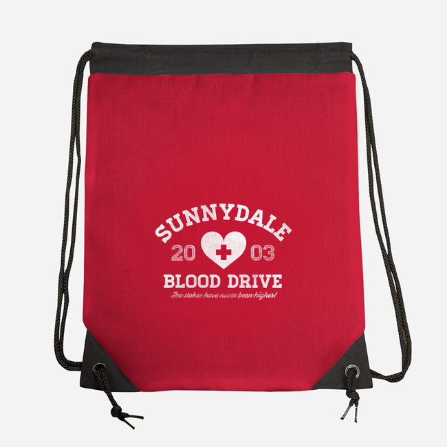 Sunnydale Blood Drive-none drawstring bag-MJ