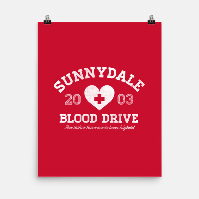 Sunnydale Blood Drive-none matte poster-MJ
