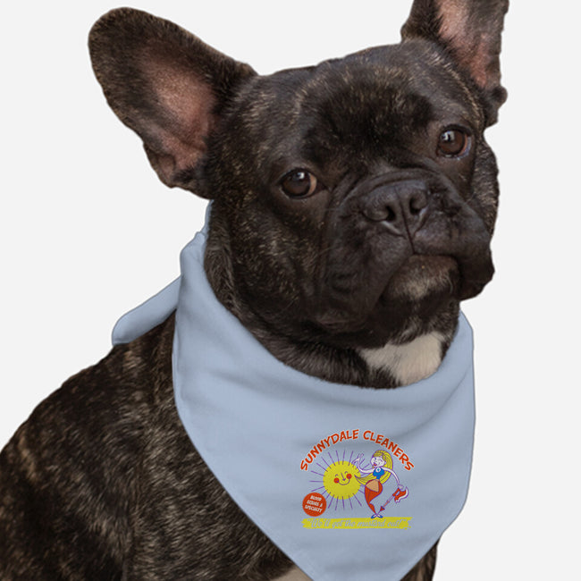 Sunnydale Cleaners-dog bandana pet collar-tomkurzanski