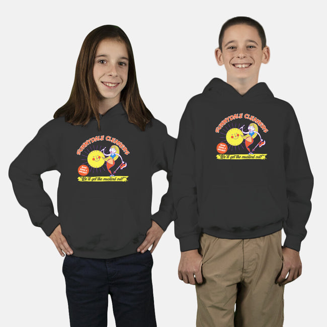 Sunnydale Cleaners-youth pullover sweatshirt-tomkurzanski