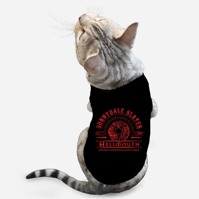 Sunnydale Slayer-cat basic pet tank-fanfreak1