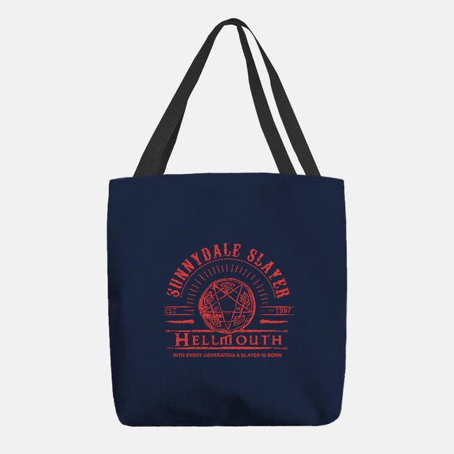 Sunnydale Slayer-none basic tote-fanfreak1