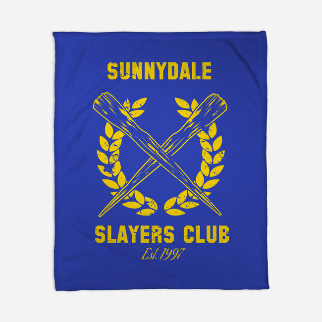 Sunnydale Slayers Club-none fleece blanket-stuffofkings
