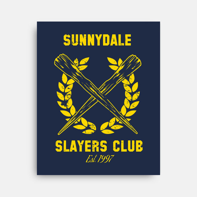 Sunnydale Slayers Club-none stretched canvas-stuffofkings
