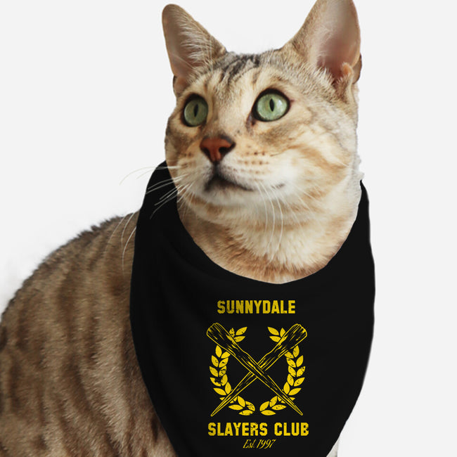 Sunnydale Slayers Club-cat bandana pet collar-stuffofkings