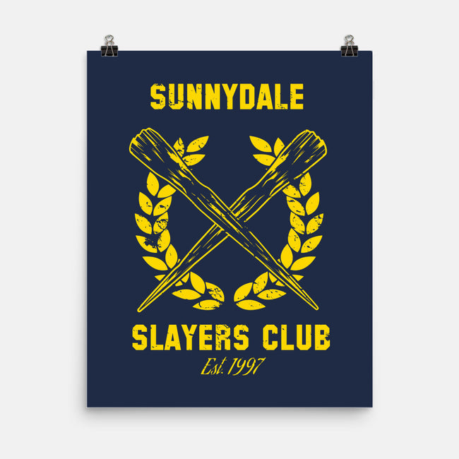 Sunnydale Slayers Club-none matte poster-stuffofkings