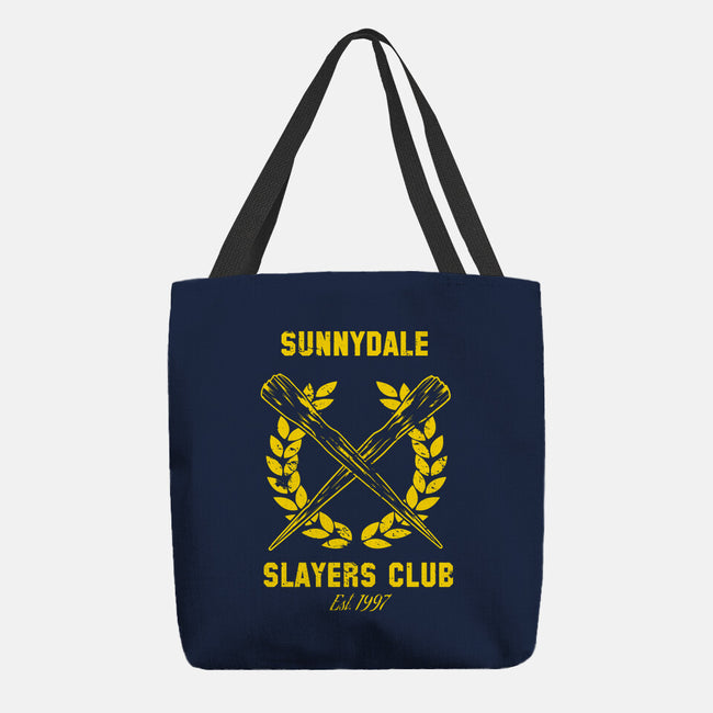 Sunnydale Slayers Club-none basic tote-stuffofkings