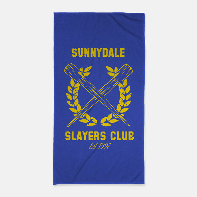 Sunnydale Slayers Club-none beach towel-stuffofkings