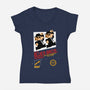 Super Blues Bros-womens v-neck tee-jango39
