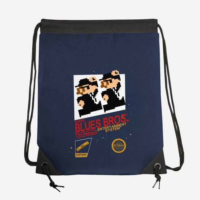Super Blues Bros-none drawstring bag-jango39