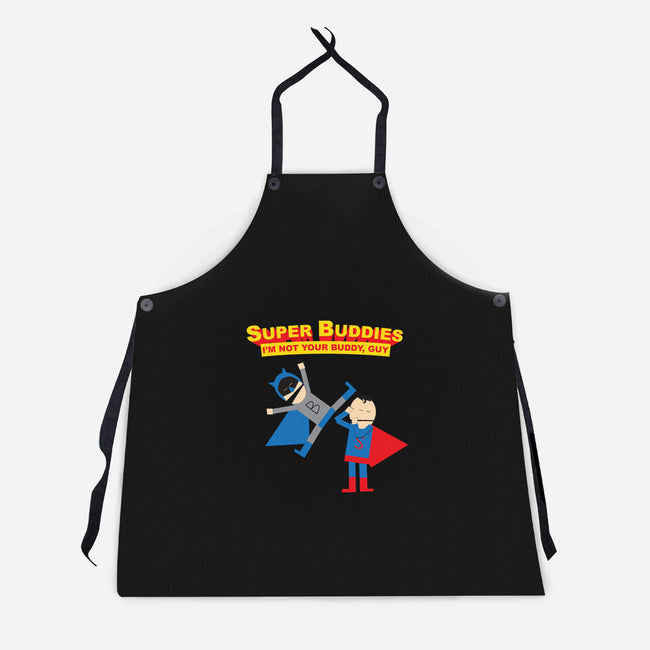 Super Buddies-unisex kitchen apron-zombiemedia