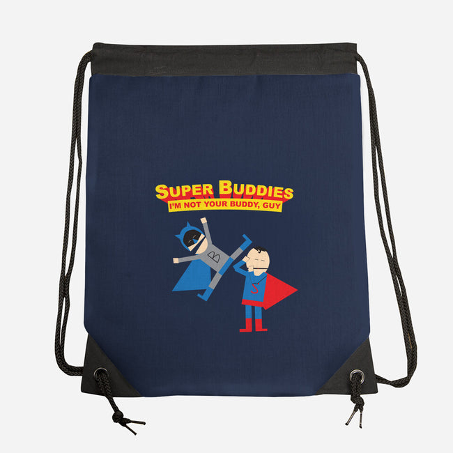 Super Buddies-none drawstring bag-zombiemedia