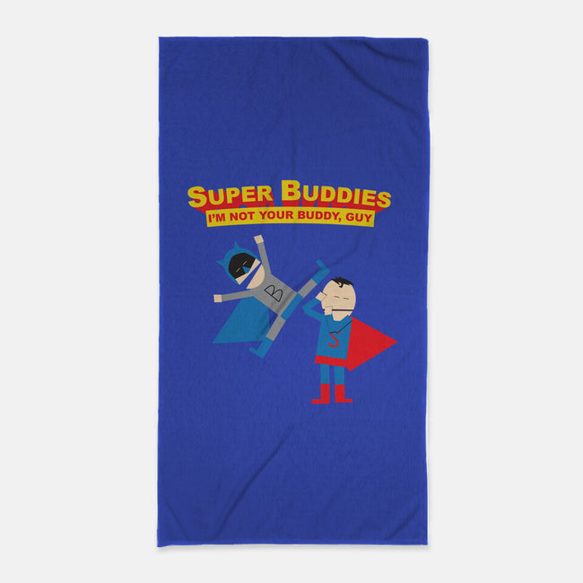 Super Buddies-none beach towel-zombiemedia