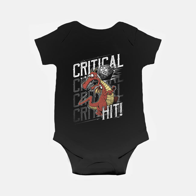 Super Critical Hit!-baby basic onesie-StudioM6