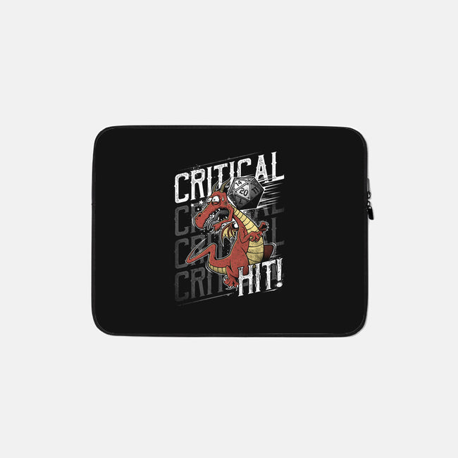 Super Critical Hit!-none zippered laptop sleeve-StudioM6