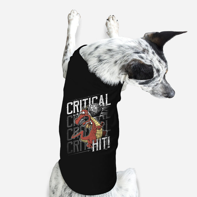 Super Critical Hit!-dog basic pet tank-StudioM6