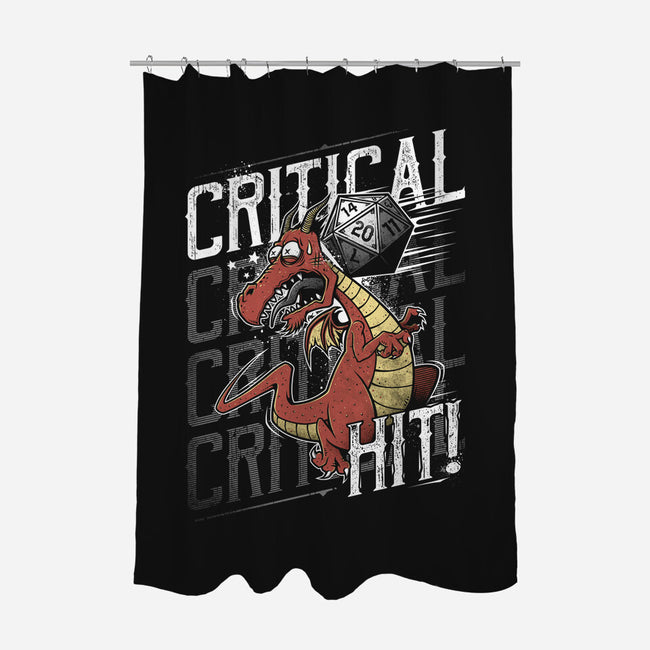 Super Critical Hit!-none polyester shower curtain-StudioM6